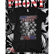 Agnostic front t'shirt |Distro premium band agnostic front t-shirt|24s thick COTTON COMBET material