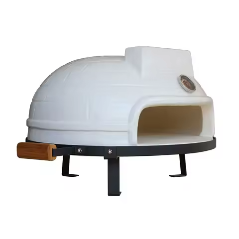 Ceramic Pizza Oven Pizzacraft Pizzeria Pronto Outdoor Pizza Oven, Lightweight, Portable & Safe On An