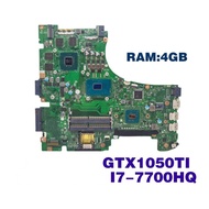 Original ASUS Motherboard / ROG GL553VD GL553VE FX53VD ZX53V / Core i7 7700HQ  Nvidia GTX1050Ti