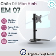 Monitor stand / Monitor mount / ErgoTek EM07 17-32 inches, 360 rotation, load capacity 10kg