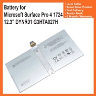Battery For Microsoft Surface Pro 4 1724 12.3" DYNR01 G3HTA027H