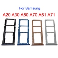 ซิมการ์ดถาดสำหรับ Samsung Galaxy A20 A30 A50 A70 A51 A71