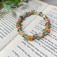 暖宮。安神。小招財。螢石/彩瑪瑙