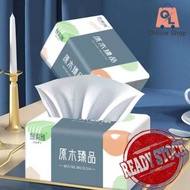 [4 Ply 220/420 Sheets] Soft Facial Tissue Paper Wood House Use Tissue Paper Tisu Baby Raw Wood Pulp Soft Tissue