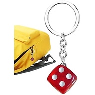Dice Pendant Keychain, Dice Keychain | Decoive for Bag Backpack Phone or Wallet