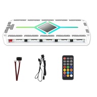 TECHCHIP-12 Port ARGB +10 Port PWM Magnetic Suction Hub with Remote Control PWM & ARGB Hub Splitter