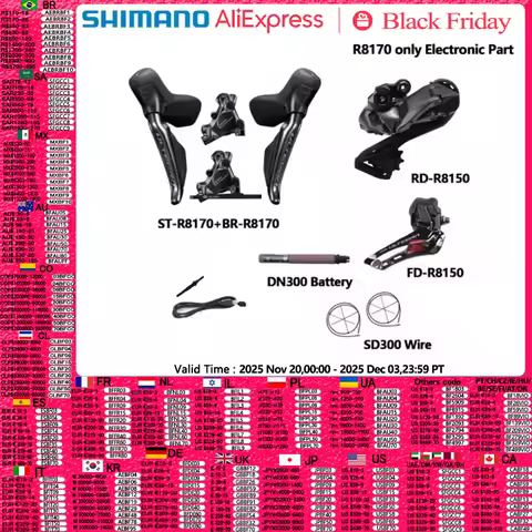Shimano R8170 ULTEGRA Di2 Electronic Part 2x12S R8150 Front Rear Derailleur Hydraulic Disc Brake Roa
