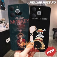 [GCS682] Latest Realme Note 70 4G 2025 Casing m0nkey d. luffy anime motif cool men's casing bumper t