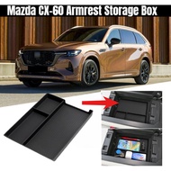 Mazda CX60 Armrest Box Storage Mazda CX-60  Armrest Console Tray Car Accessories