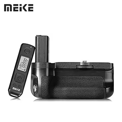Meike MK-A6500 PRO Vertical Shooting Multi-function Battery Grip for Sony A6500 Camera Built-in 2.4G