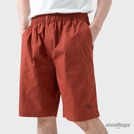 GALLOP : Mens Wear Twill SHORTS กางเกงขาสั้นเอวยางยืด รุ่น GS9027 สี Brick - ส้มอิฐ / ราคาปกติ 1490.