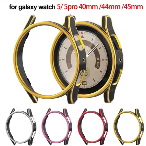 Case for Samsung Galaxy Watch 5 40mm 44mm PC Bumper Screen Protector Galaxy Watch 5 Pro 45mm All-Aro