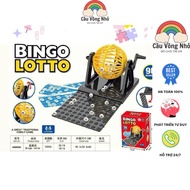 ``` Loto Bingo Wheel Toys for Children - 12 Card 90 Number Lottery Machine with High Quality Materia