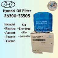 Hyundai & Kia Oil Filter Penapis Minyak Hyundai & Kia 26300-35505