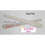 1 pack 50pcs FoeyCai Nail File Nail File 180/240 Nail files 美好条 Rough & Fine Nail Files
