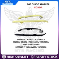 AGS GUIDE STOPPER HONDA [ WAVE125 | ICON/ CLICK/ SPACY RS150R/ RSX150 | PCX150 V3/ VARIO150/ VARIO12
