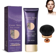 All over Complexion Perfector, Cream with Brush, Body Coverage Perfector, Tattoo Cover up Makeup Wat
