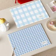 Korean Lattice Diatom Mud Table Mat Absorbent i Table Mat ns Style Simple Desktop Heat Insulation Dr