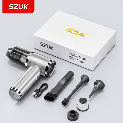 SZUK 8000PA Wireless Car Vacuum Cleaner Strong Suction Handheld Cleaning Machine Portable Mini Vacuu
