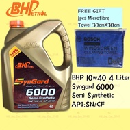 BHP 6000 4 LITER 10W40 SEMY SYNTHETIC ENGINE OIL SYNGARD 6000 WITH FREE GIFT