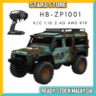 HB ZP1001 1:10 2.4G 4WD ZP 1001 Rc Rally Car Proportional Control Retro Vehicle LED Light RTR [Starz