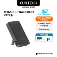 CUKTECH Magnetic Powerbank 10000 mAh 30W Max Fast Charging Wireless Charger CP13 Qi2