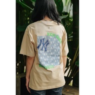 Mlb Korea NY Yankees Monocular Tee Beige Original / Authentic MLB T-shirt