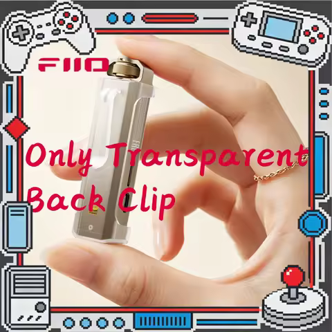 FiiO NEST-ECHO NANO Transparent Back Clip TPU Mini Portable Music Player MP3 Protective Case