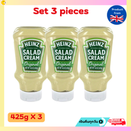 Heinz Salad Cream Original 425g ไฮนซ์สลัดครีม ออริจินัล 425 กรัม ทานคู่กับสลัด น้ำสลัดผัก น้ำสลัดไม่
