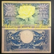 Uang Kuno 5 Rupiah Seri Bunga Tahun 1959