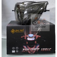 LC135 V2 V3 ZHIPAT ZHI PAT LED HEAD LAMP LAMPU DEPAN
