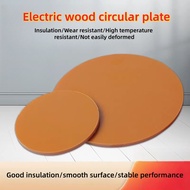 Orange Red Electric Wood Circular Insulation Disc Electrical Board Electric Wood Board Phenolic Lami
