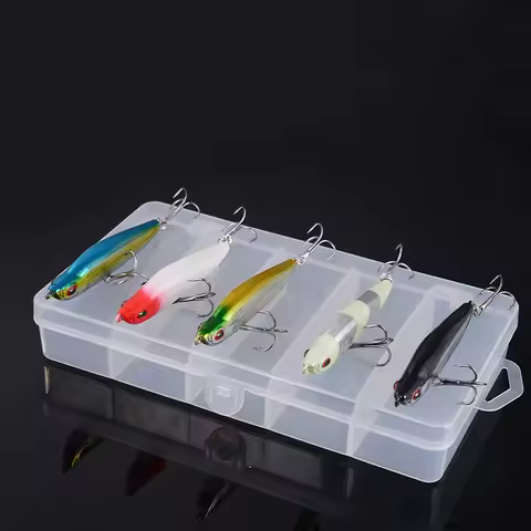 PD Fishing Gear Pencil Road Runner Bait Long Casting Simulated Warbler White Stripe Fake Bait