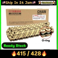 Original Yamaha Rantai ORING CHAIN O RING 428 415 132L 428H 132 Spocket LC135 Y15 RS150 EX5 RXZ WAVE