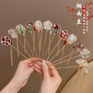 new red hairpin girl hair accessories hairpin Hanfu accessories