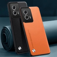 Luxury PU Leather Case For Motorola Moto G85 Back Cover Matte Silicone Full Protection Phone Case Fo