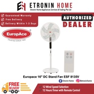 EuropAce 16" DC Stand Fan ESF 8135V