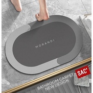 Morandi Premium Bathroom Mat Anti Slip Water Absorbent Bathroom Mat