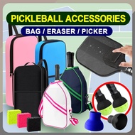 ATAS PICKLEBALL BAG ERASER PICKER Accessories Rubber Pickle Ball Paddle Racket Bag Collector Equipme