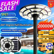 【Malaysia Stock】UFO Solar Street Light 20000W Solar light Outdoor Waterproof IP67 Spotlight LED Ligh
