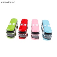 Warmwing Kid metal diecast cars toys pull back 1:43 double decker london bus toy gift SG
