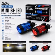 Mini Biled H4 SQL OCP 3 Headlight White and Yellow LaserDEVIL