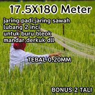 0.20MM 2 INCH NET 17.5X180M BIRD NET/ BIRD NET NET RICE PROTECTION NET/ 350X200YOKO