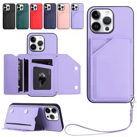 Wallet Leather Case For Moto G35 G45 G55 G85 G34 5G Edge 50 Neo Fusion Ultra Pro G Stylus 5G 2024 Po