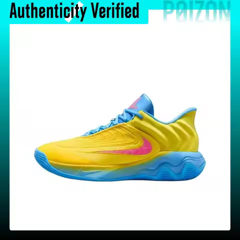 Nike Giannis Immortality 4 Slip Resistant Abrasion Resistant Low top Basketball Shoes Men's Yellow B