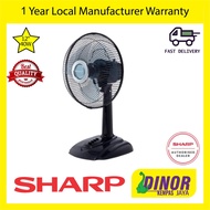Sharp 12” Table Fan Kipas Meja PJT129GY 40W PJT129 / PJT-129GY