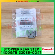 KAWASAKI [READY STOCK] ORIGINAL SPARE PART STOPPER REAR STEP 1400GTR 32085-0047