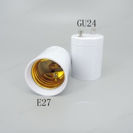 AC GU24 to E27 screw E26 to GU24 Converter Lamp Bulb base Head Led Light White Holder Socket Adapter