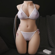 Automatic Sucking Vibrating Sex Doll - Jaspik 19LB Realistic Female Torso Love Doll with Pussy Ass f