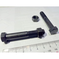 Bolt Nut STEEL M10 X 60 / 6cm Key 14 Black M10x60 Smooth M10 Screw Bolt And Nut Set